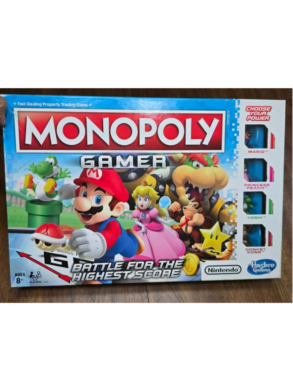 Monopoly Gamer Board Game Nintendo Super Mario Battle Edition Hasbro Complete